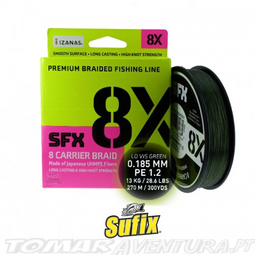 Sufix SFX 8X Carrier braid
