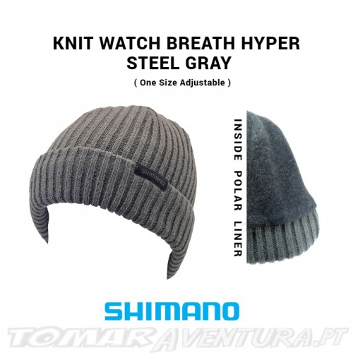 Gorro Shimano Knit Watch Breath Hyper Steel Gray