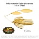 War Eagle  Gold Spinerbait Double Willow 1/2oz