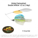 War Eagle Nickel Spinnerbait Double Willow 1/2oz