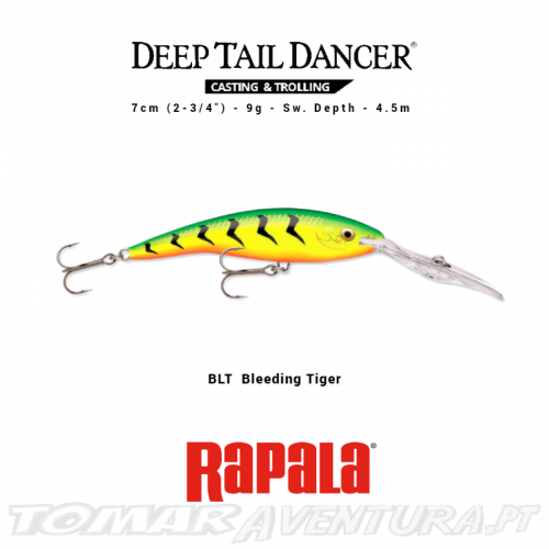 Amostra Rapala Deep Tail Dancer 7
