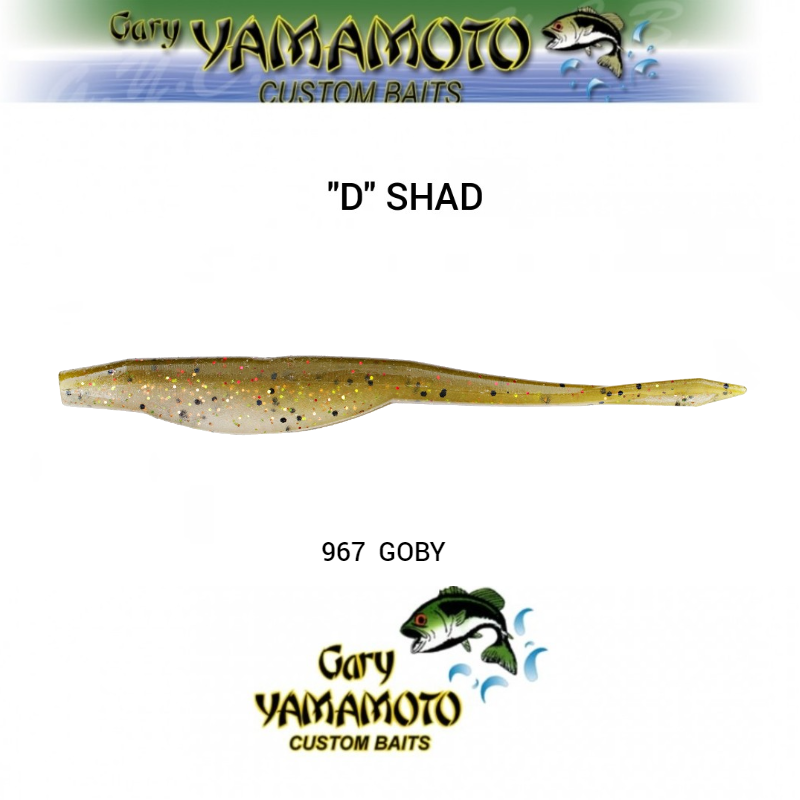 Gary Yamamoto "D" Shad