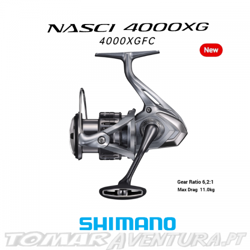 Carreto Spinning Shimano Nasci FC 4000XG