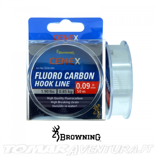 Browning Cenex Fluoro Carbon Hook Line 50m
