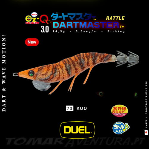 Duel Squid Jig EZ-Q Dartmaster Rattle 3,0