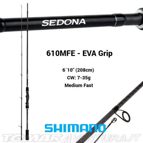 Cana Spinning Shimano Sedona 610MFE 7-35G EVA Grip