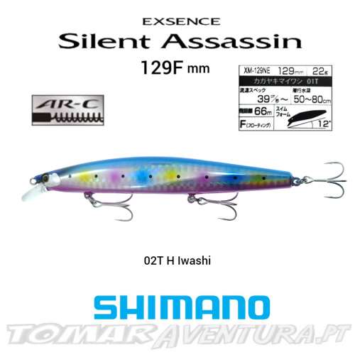 Amostra Shimano EXSENCE Silent Assassin 129F AR-C