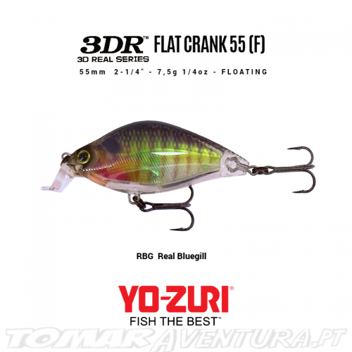 Yo-Zuri 3DR Flat Crank 55 (F)