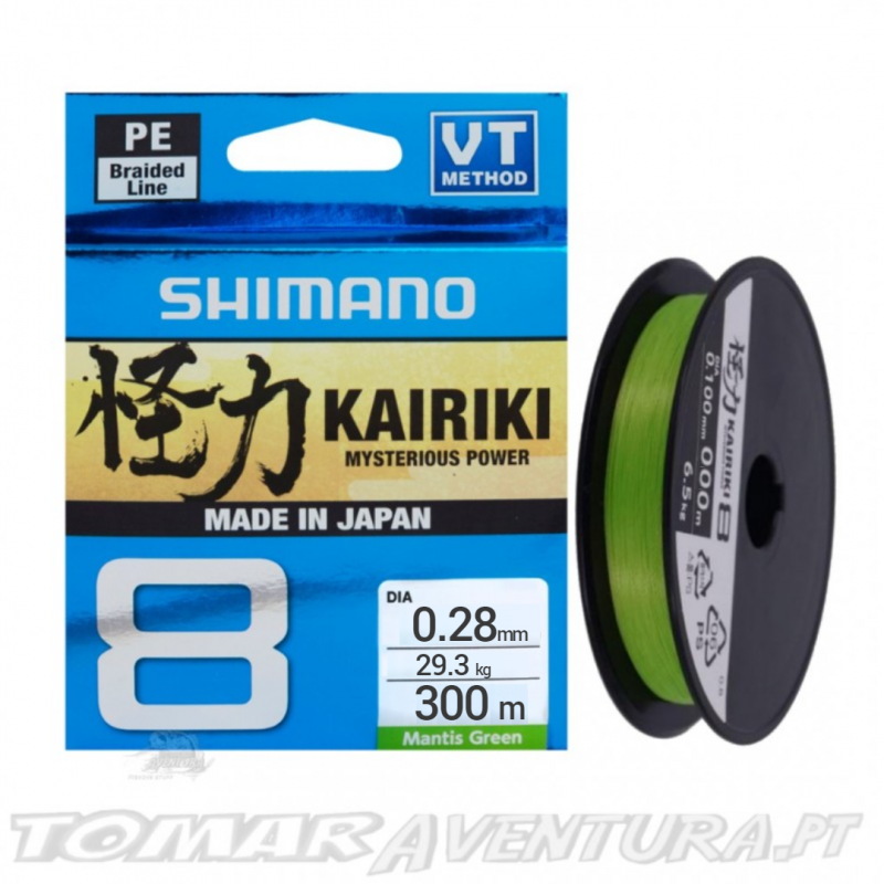 Shimano Kairiki 8x Mantis Green 300m