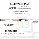 Cana Baitcasting 13 Fishing Omen Black 68M2BJ