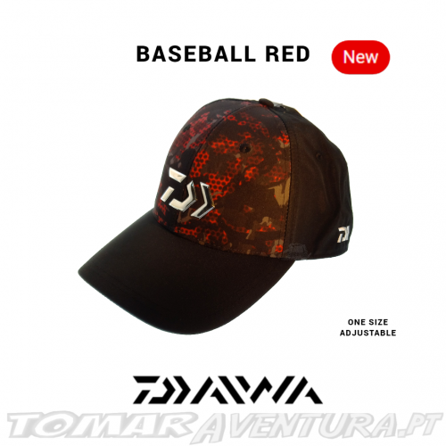 Chapeu Daiwa Baseball Red Free