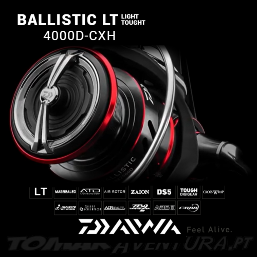Carreto Daiwa Ballistic LT 4000D-CXH