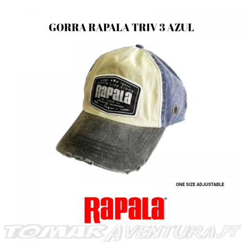 Chapeu Gorra Rapala Triv 3 Azul