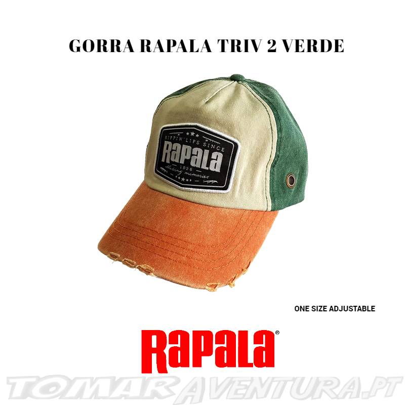 Chapeu Gorra Rapala MARV2 Verde