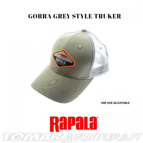 Chapeu Rapala Gorra Grey Style Trucker