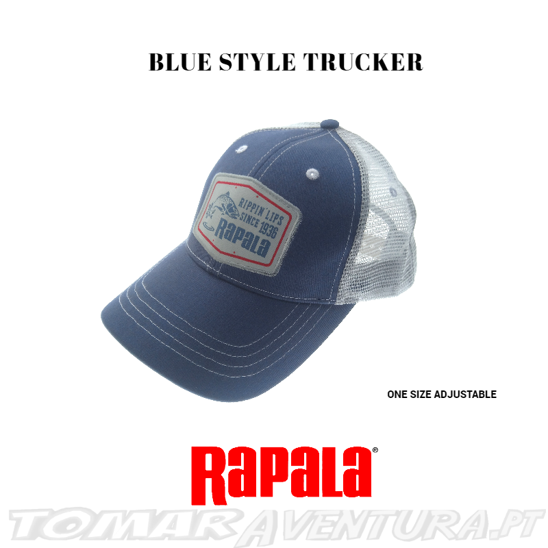 Chapeu Rapala Blue Style Trucker