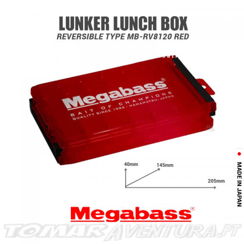 Megabass Lunker Lunch Box Reversible MB-RV140 RED