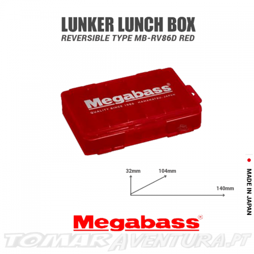 Megabass Lunker Lunch Box Reversible MB-RV86D RED