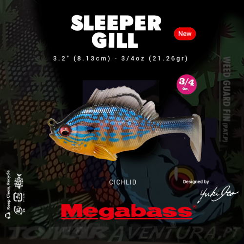 Megabass Sleeper Gill 3,2" 3/4oz