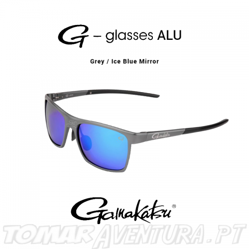 Óculos Polarizados Gamakatsu ALU Grey / Ice Blue Mirror