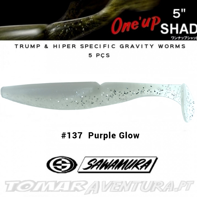 Amostra Sawamura One´up Shad 5"