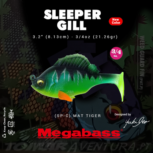 Megabass Sleeper Gill 3,2" 3/4oz