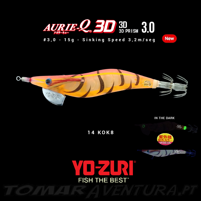 SQUID JIG YO-ZURI AURIE-Q 3D 3,0