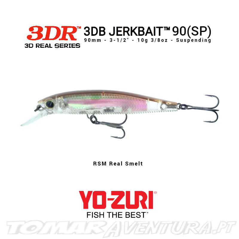 Amostra Yo-zuri 3DB Series Jerkbait 90 SP