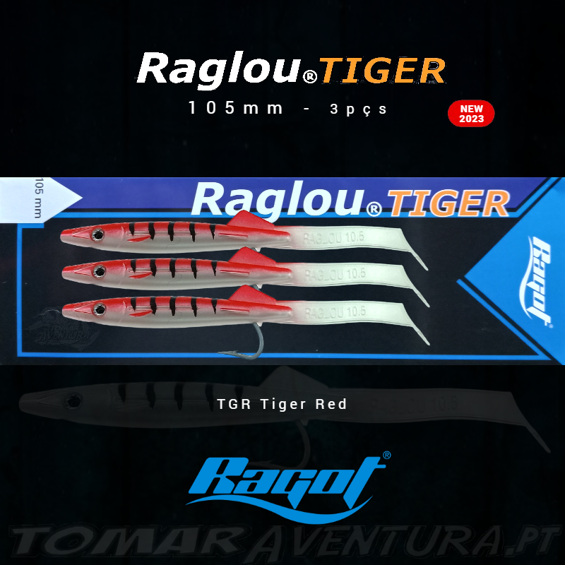 Ragot Raglou Tiger 105mm Blister 3pçs