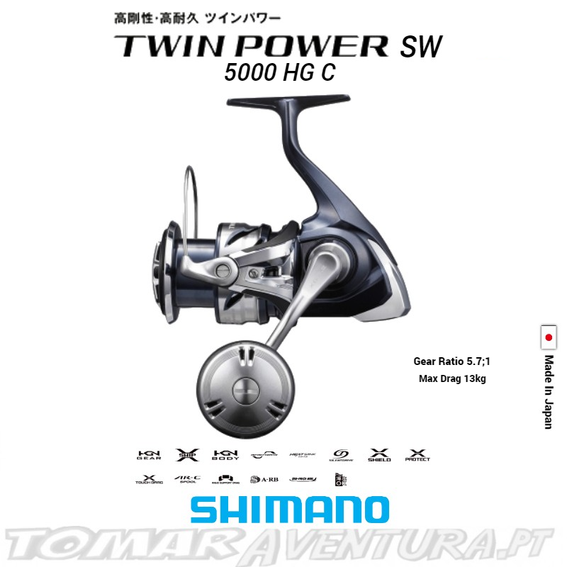 Carreto Shimano Twin Power SW 5000 HG C