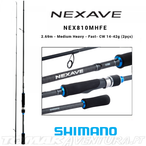 Cana Spinning Shimano Nexave 810MHFE 14-42G (2pçs)