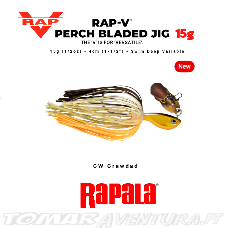 Rapala Rap-V Perch Bladed Jig 15g