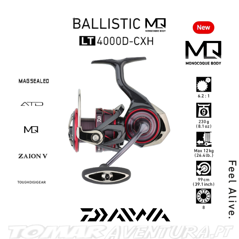 Daiwa Ballistic 21 MQ LT 4000D-CXH