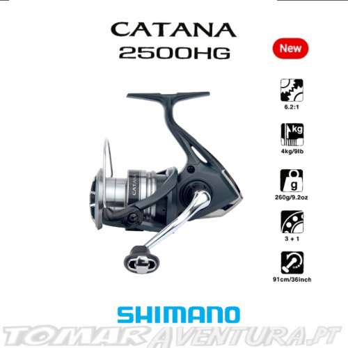 Carreto Spinning Shimano Catana 2500 HGFD