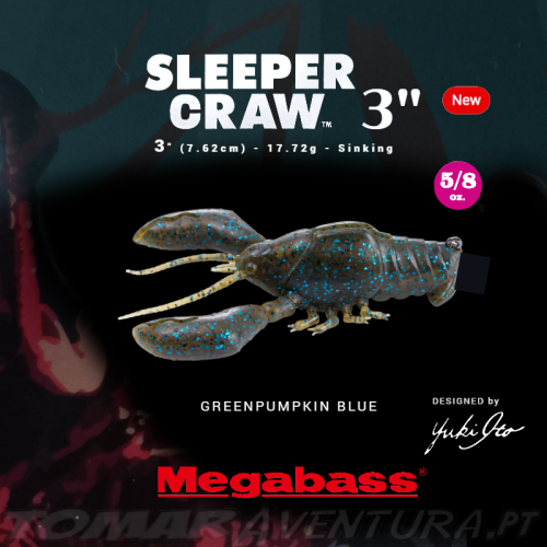 Megabass Sleeper Craw 3" 5/8oz