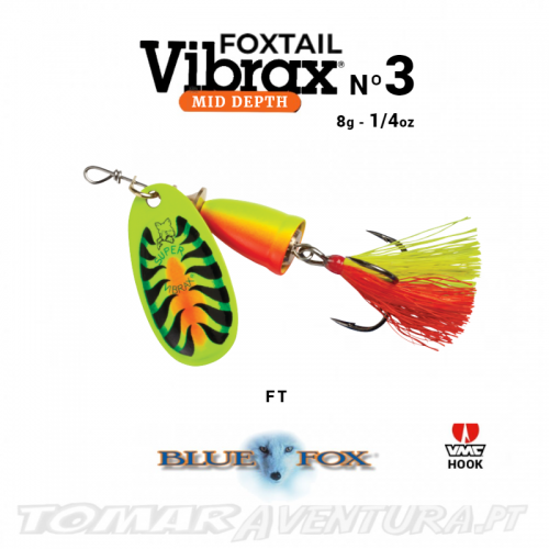 Blue Fox Vibrax Foxtail Nº3