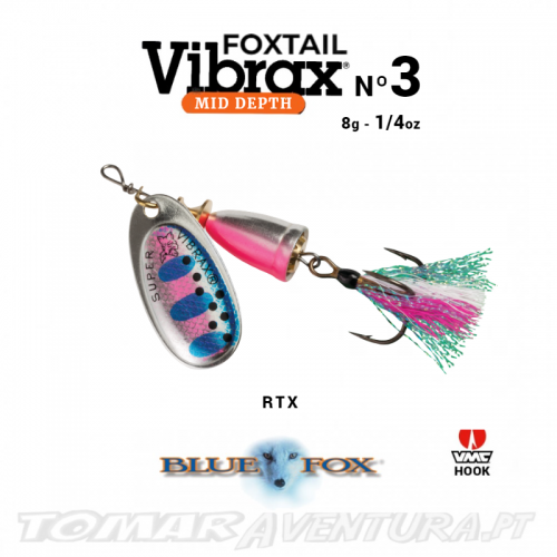 Blue Fox Vibrax Foxtail Nº3