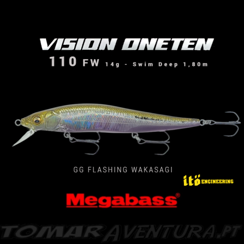 Amostra Megabass Vision Oneten 100 SP