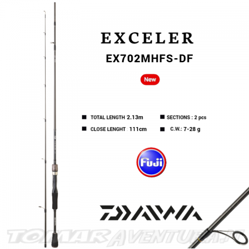 Daiwa Exceler 702MHFS-DF
