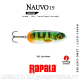Colher Ondulante Rapala Nauvo 19 g - 6,6cm